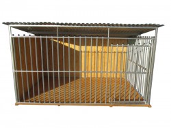 Voljeras šuniui 3m x 2m, cinkuoti profiliai